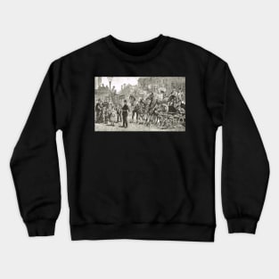 Victorian Style Congestion in London Crewneck Sweatshirt